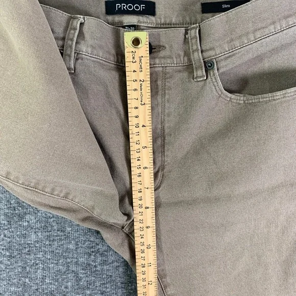 Proof Rover Pants Men 31x30 Slim Brown Canvas Outdoor Utility Huckberry
